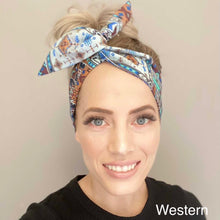 Load image into Gallery viewer, Abstract Print Wire Headwraps