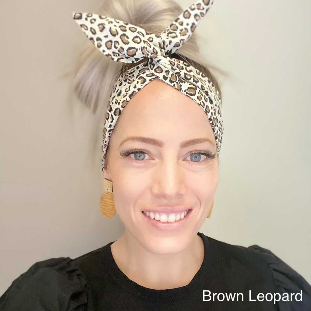 Animal Print Wire Headwraps